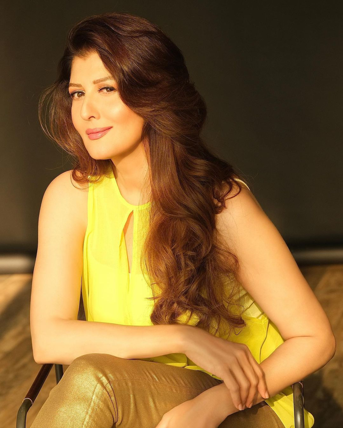 Sangeeta Bijlani looks flawless in yellow top