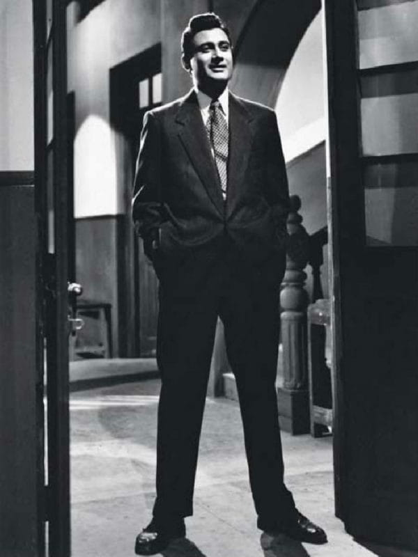 Dev Anand in black suit
