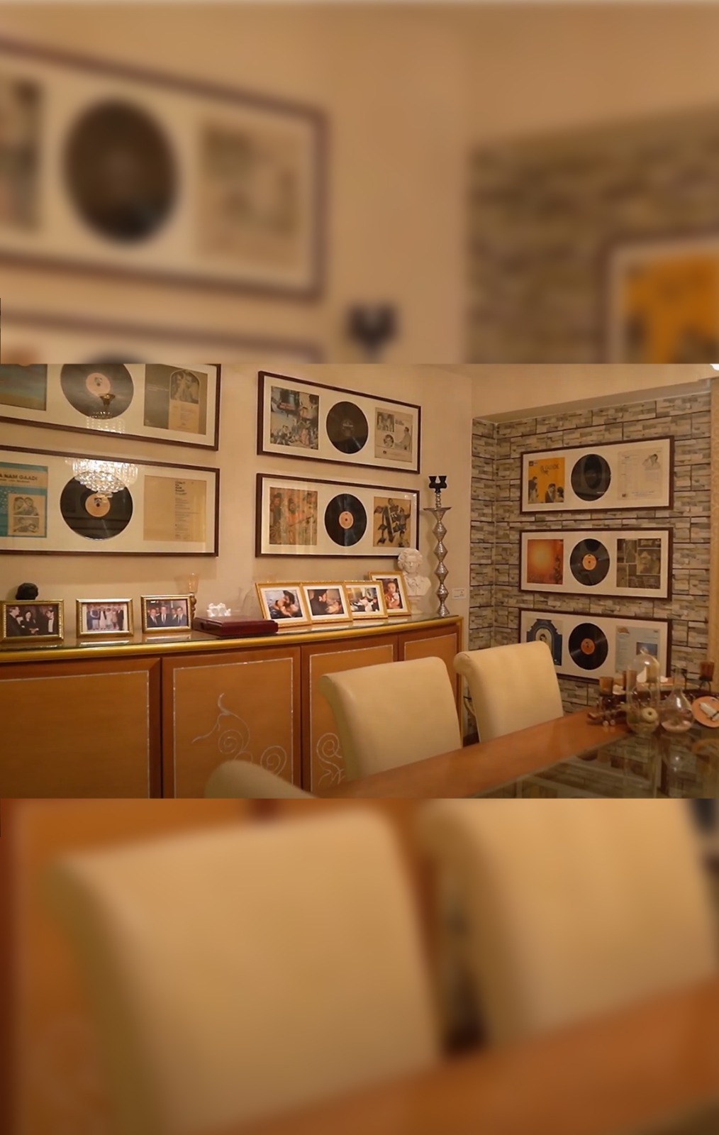 Family frames and CD wall