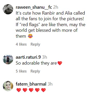Fans react to Alia Bhatt and Ranbir Kapoor