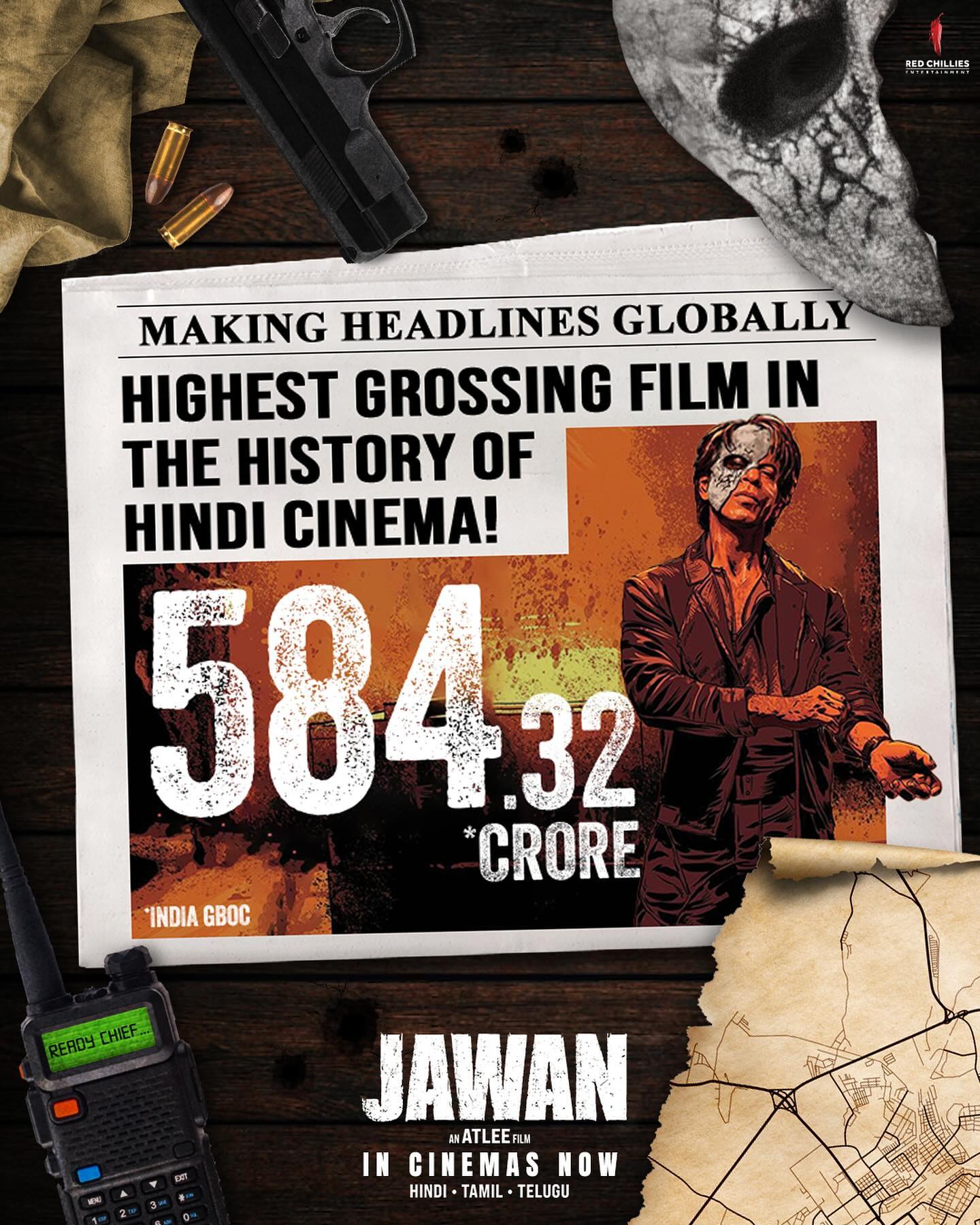 Jawan becomes the highest grossing Hindi film of all time