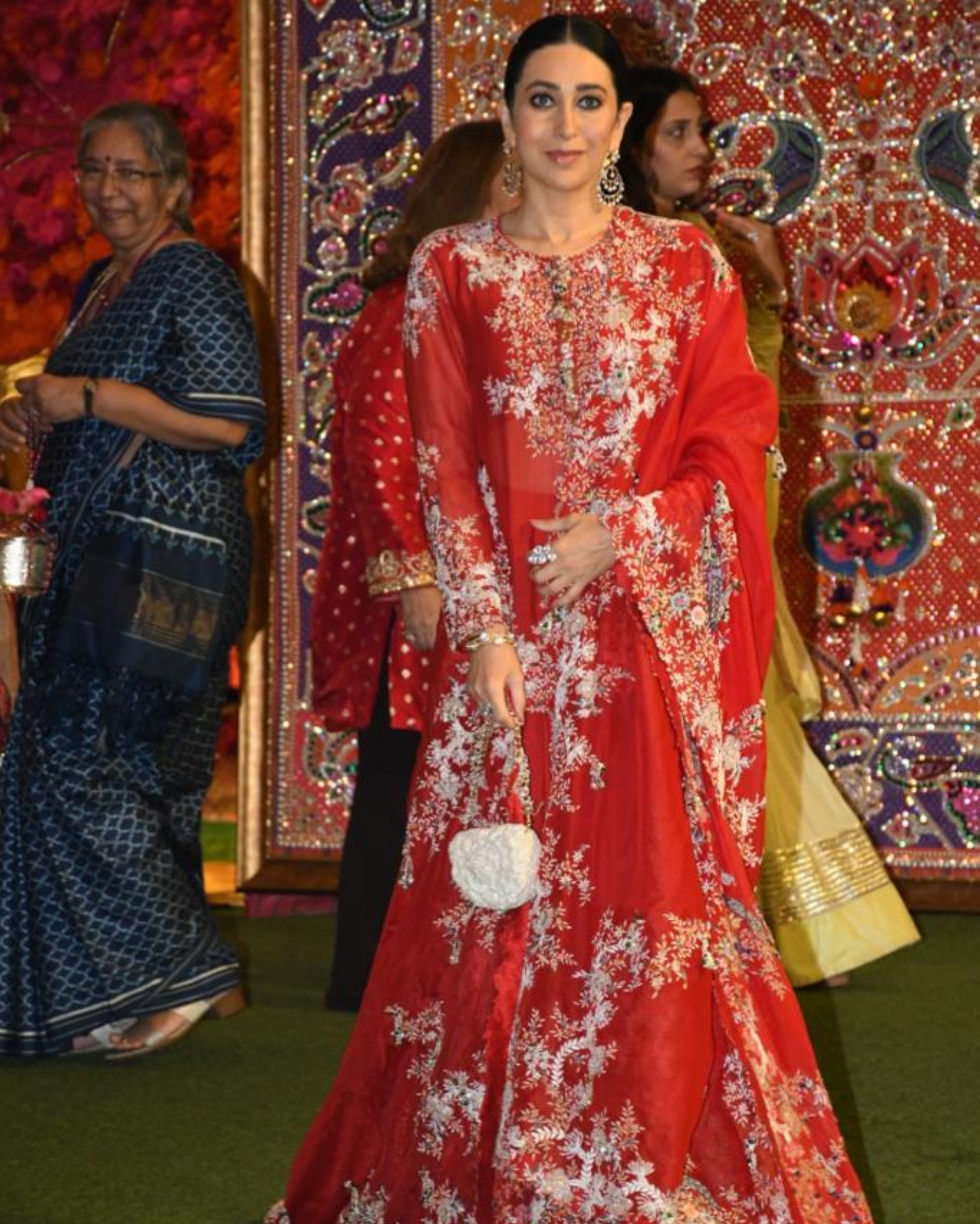 Karisma Kapoor arrives the Ambani house for Ganesh Chaturthi celebrations