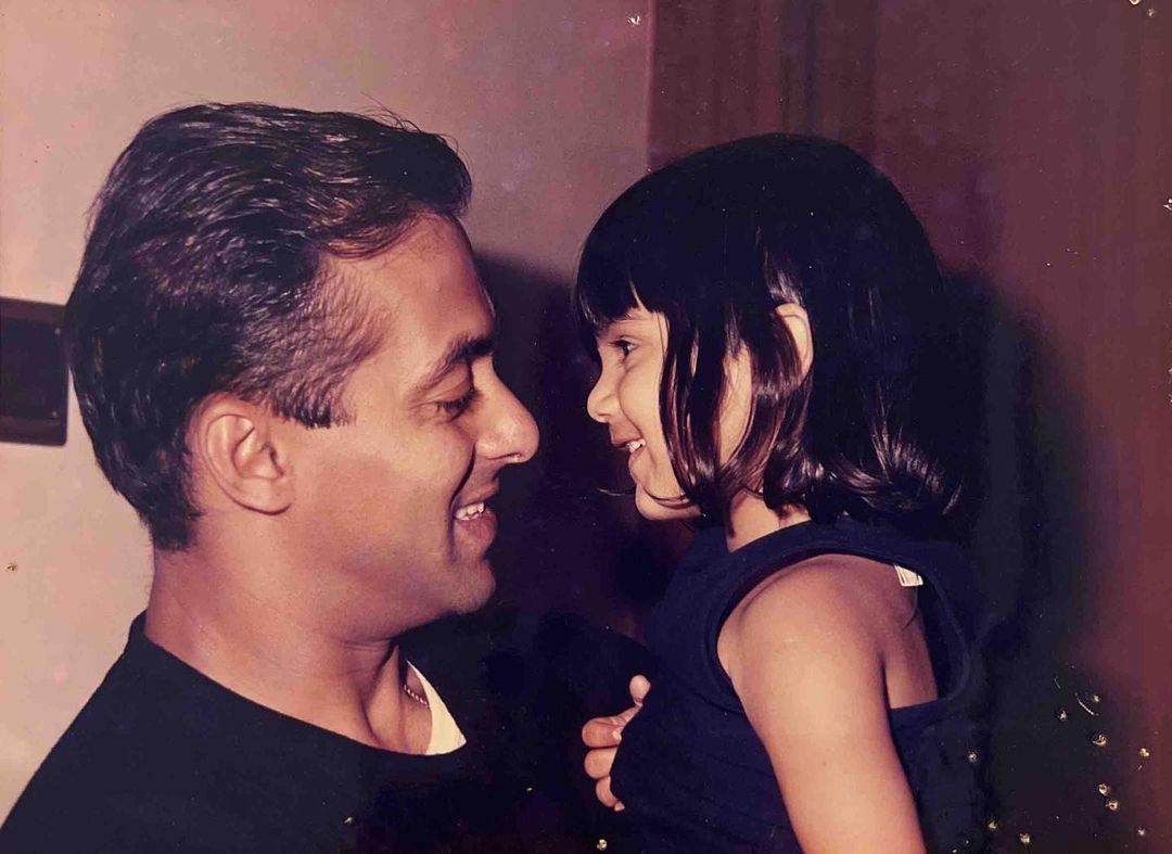 Salman Khan with his niece