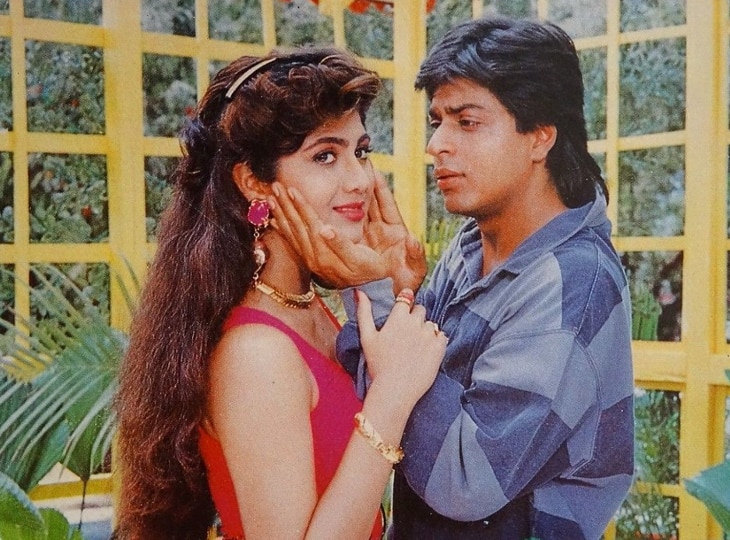Shilpa Shetty and Shah Rukh Khan in Baazigar