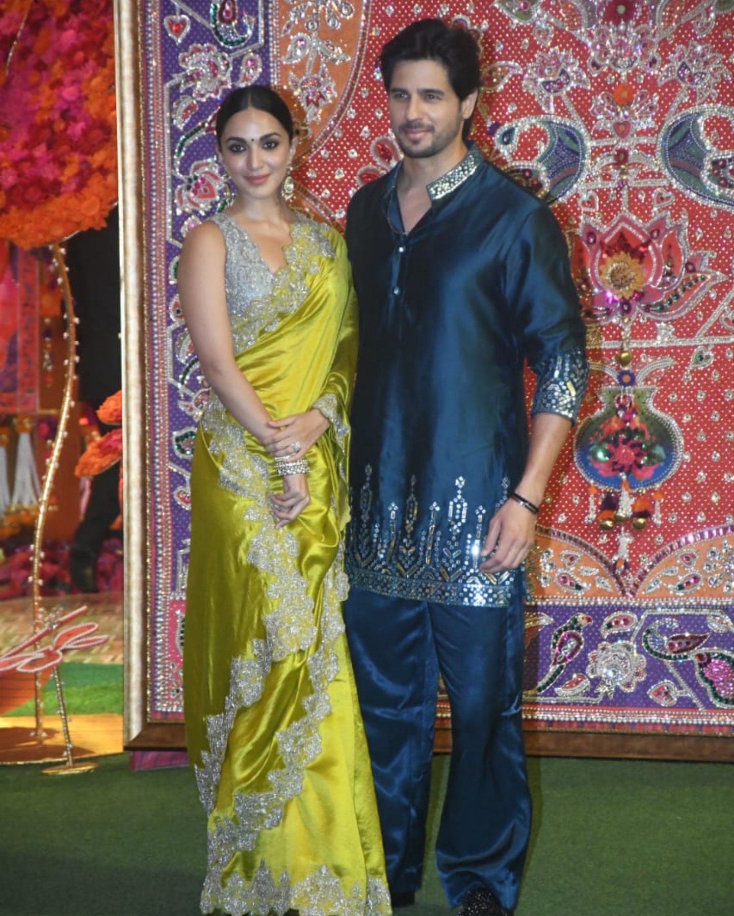 Sidharth Malhotra and Kiara Advani at the Ambanis for Ganesh Chaturthi celebrations