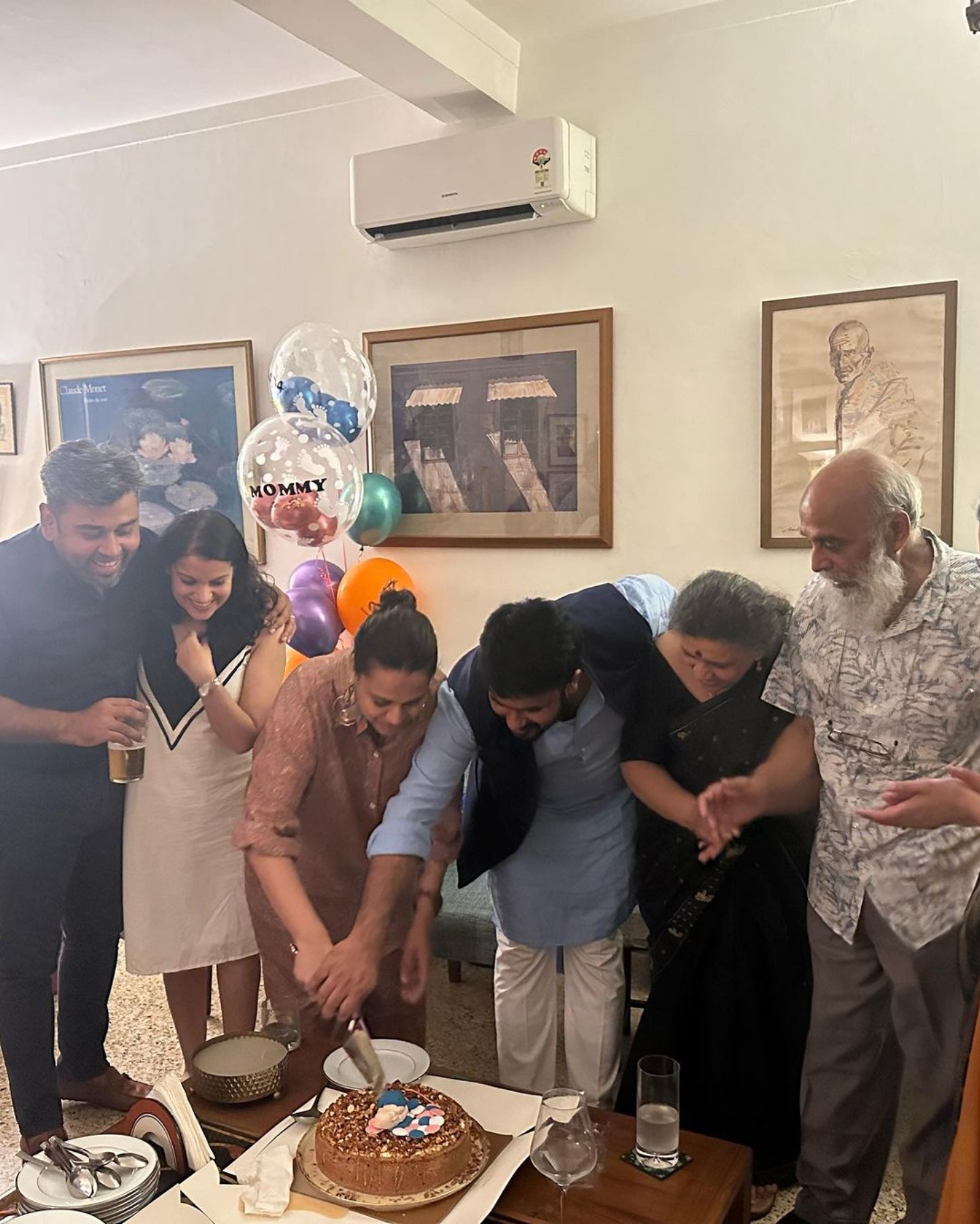 Swara Bhasker celebrates her baby shower with her family and friends