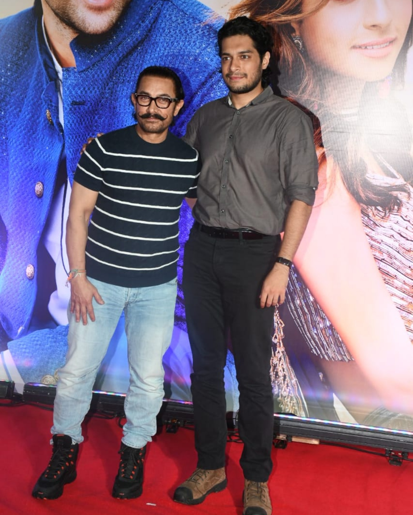 Aamir Khan and Junaid Khan at Dono