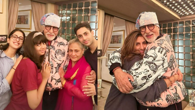 amitabh bachchan, navya naveli nanda, shweta bachchan, agastya nanda, jaya bachchan, aaradhya bachchan