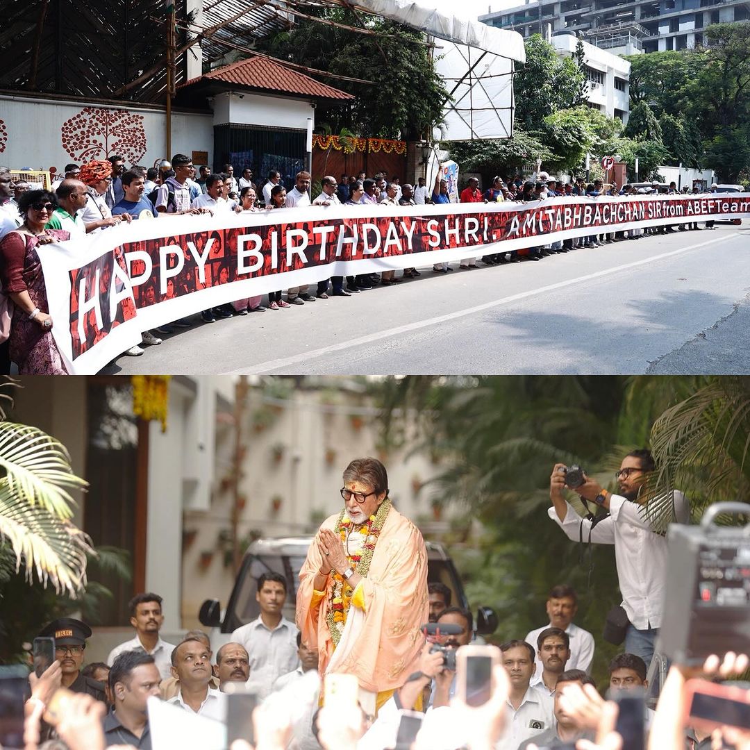 Amitabh Bachchan thanks fans for their love