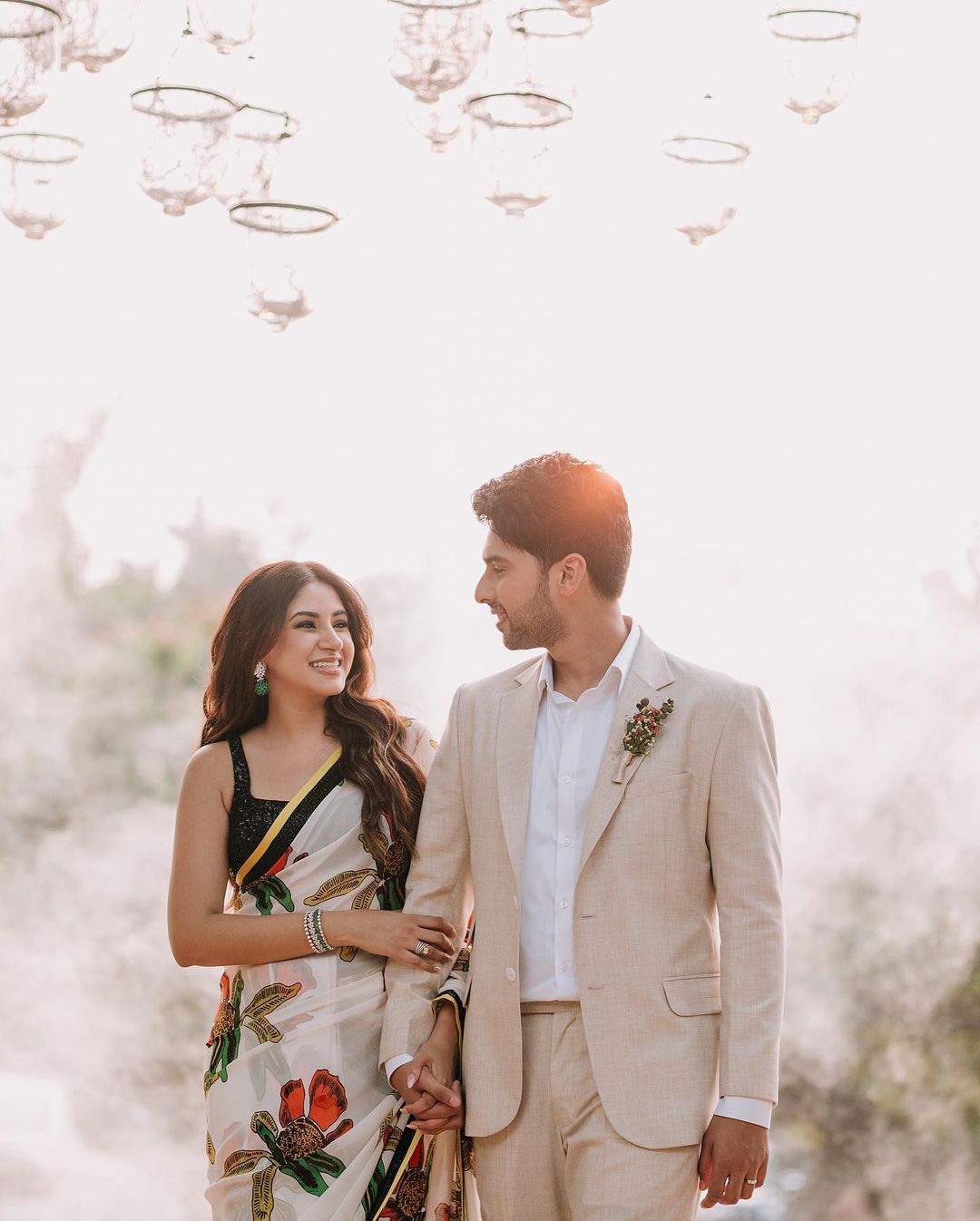 Armaan Malik and Aashna Shroff engagement ceremony