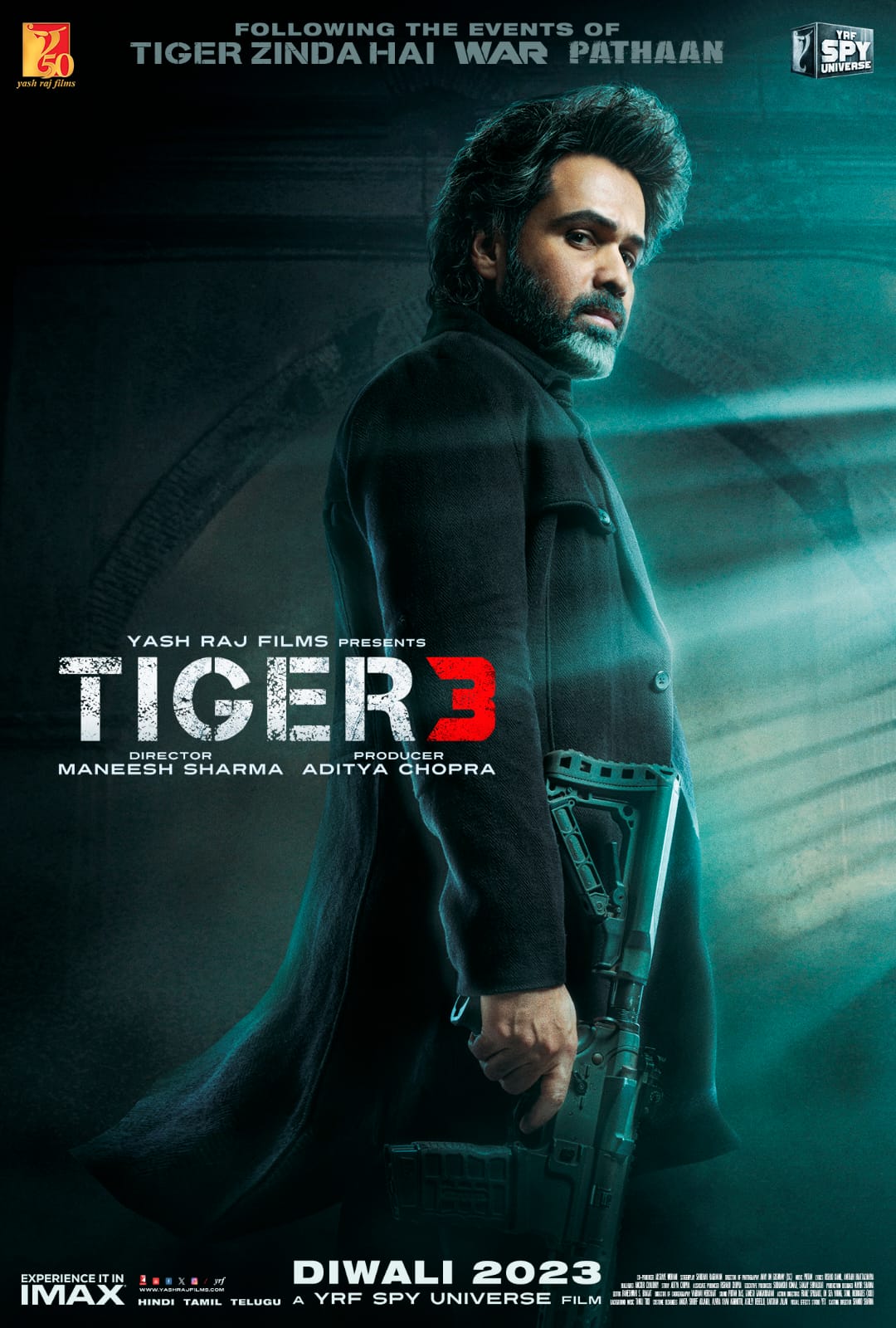 Emraan Hashmi in Tiger 3 new poster