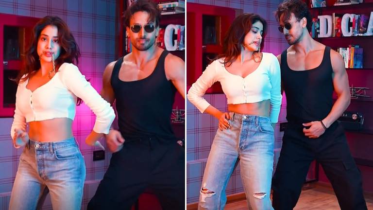 ganapath, janhvi kapoor, hum aaye hai, tiger shroff