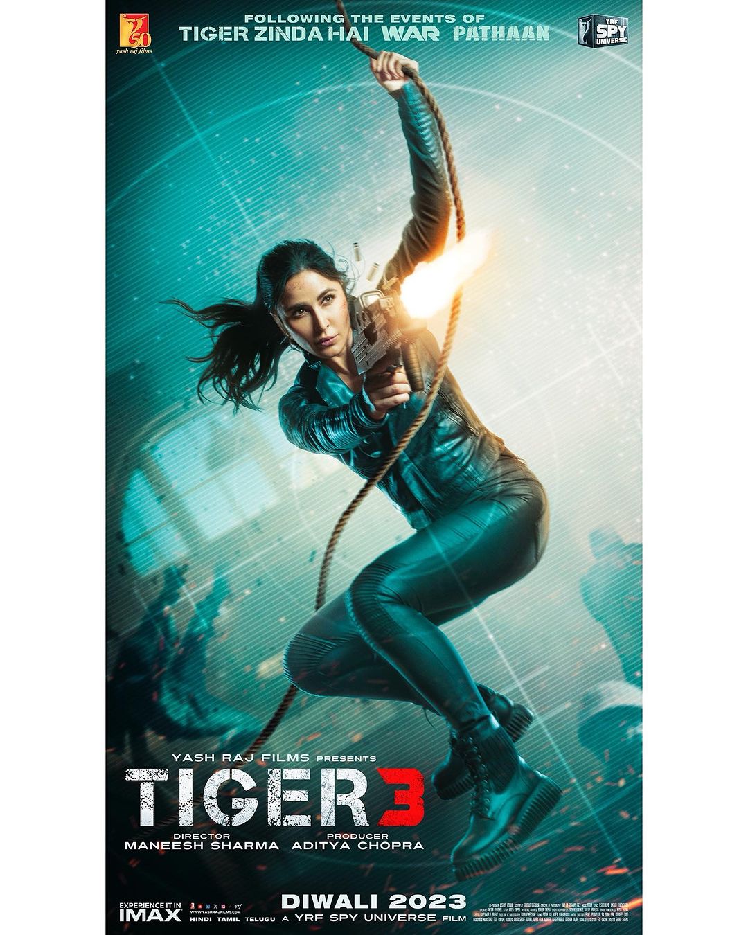 Katrina Kaif in Tiger 3 poster
