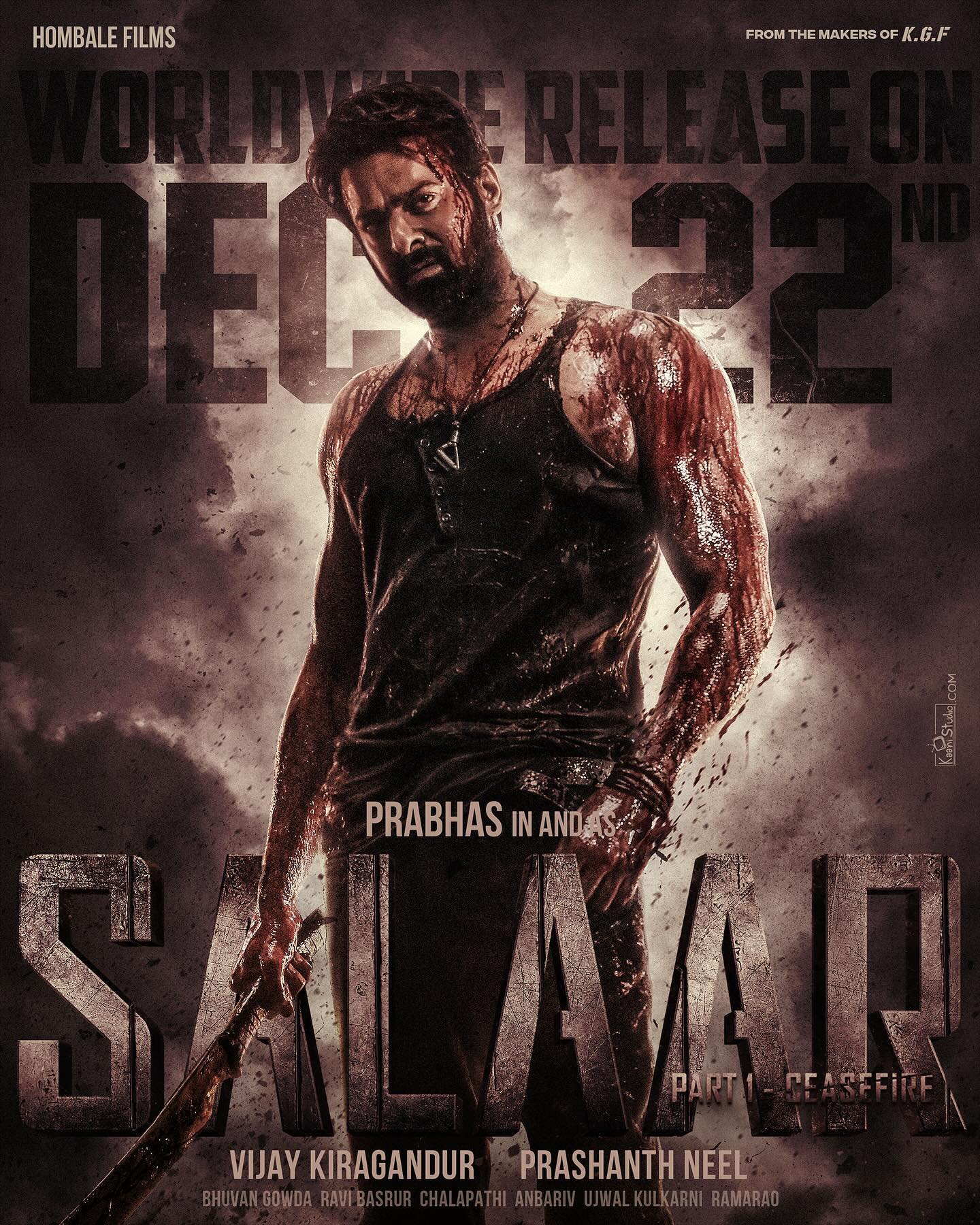 Prabhas starrer Salaar poster