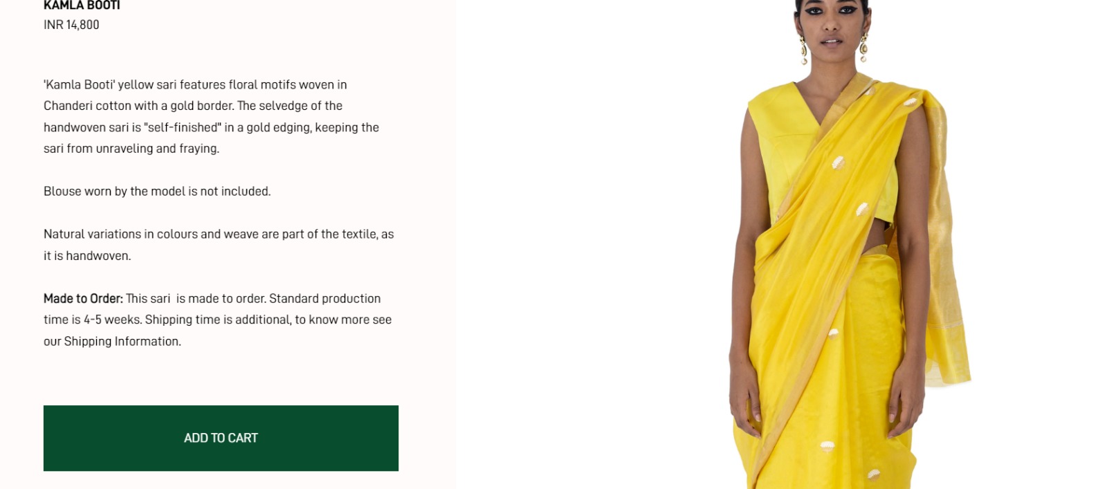 Price of Katrina Kaif's yellow saree revealed