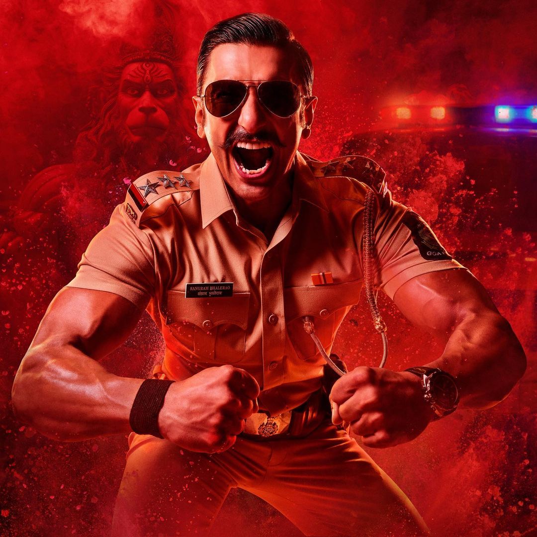 Ranveer Singh as Simmba in Singham Again