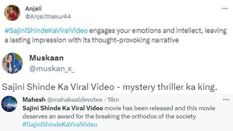 Sajini Shinde Ka Viral Video twitter reaction