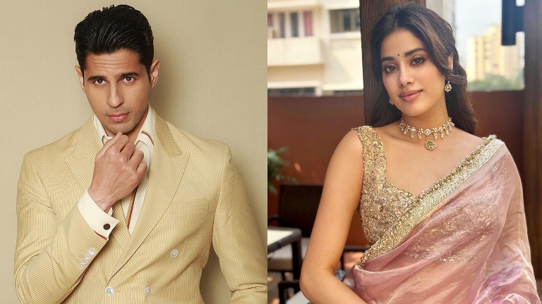 sidharth malhotra, janhvi kapoor,