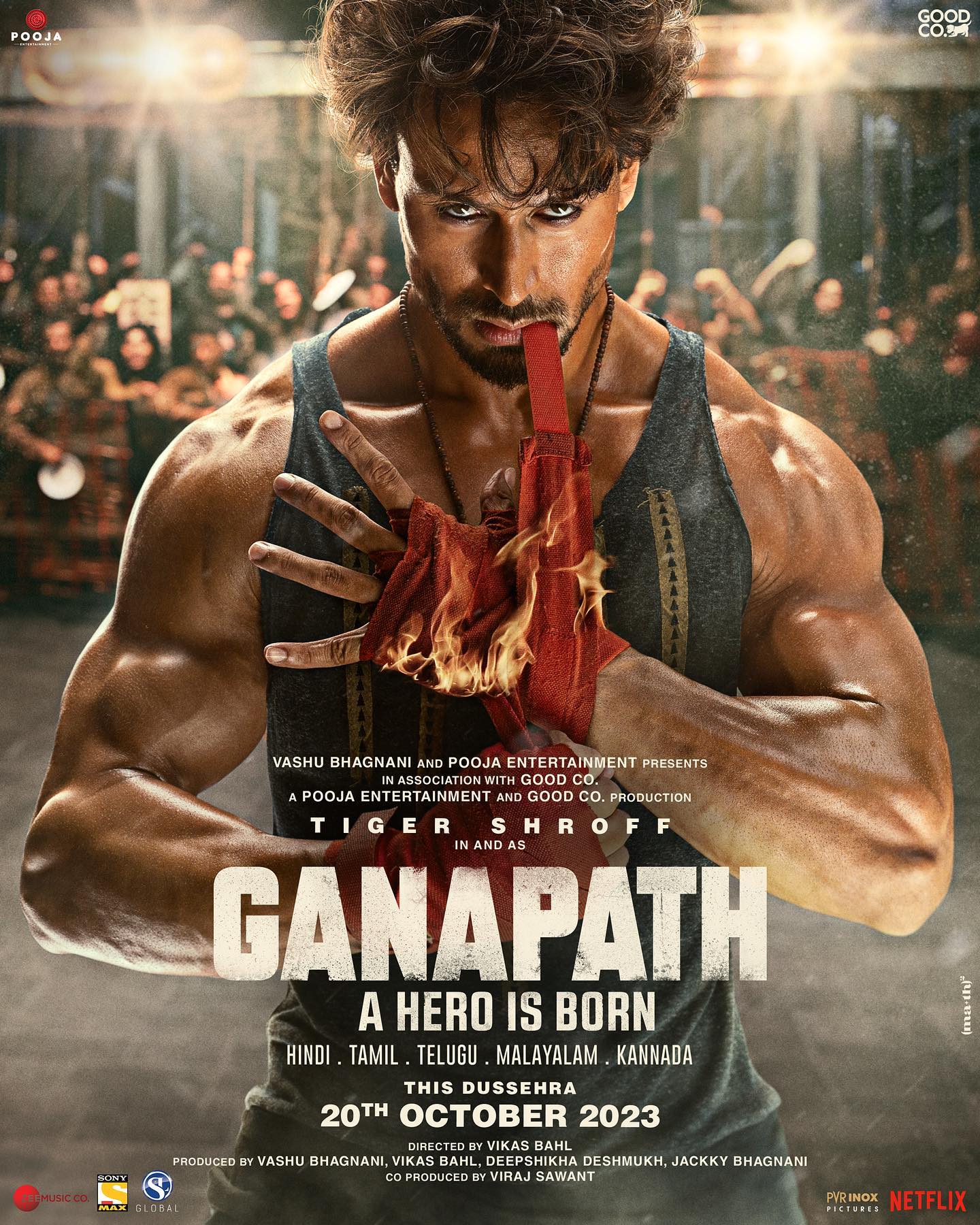 Tiger Shroff starrer Ganapath poster
