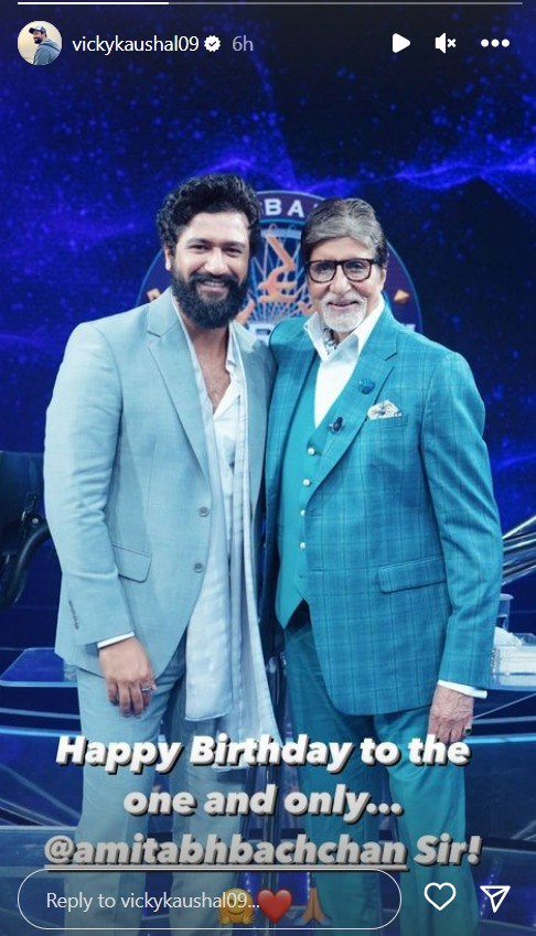 Vicky Kaushal wishes Big B on his birthday