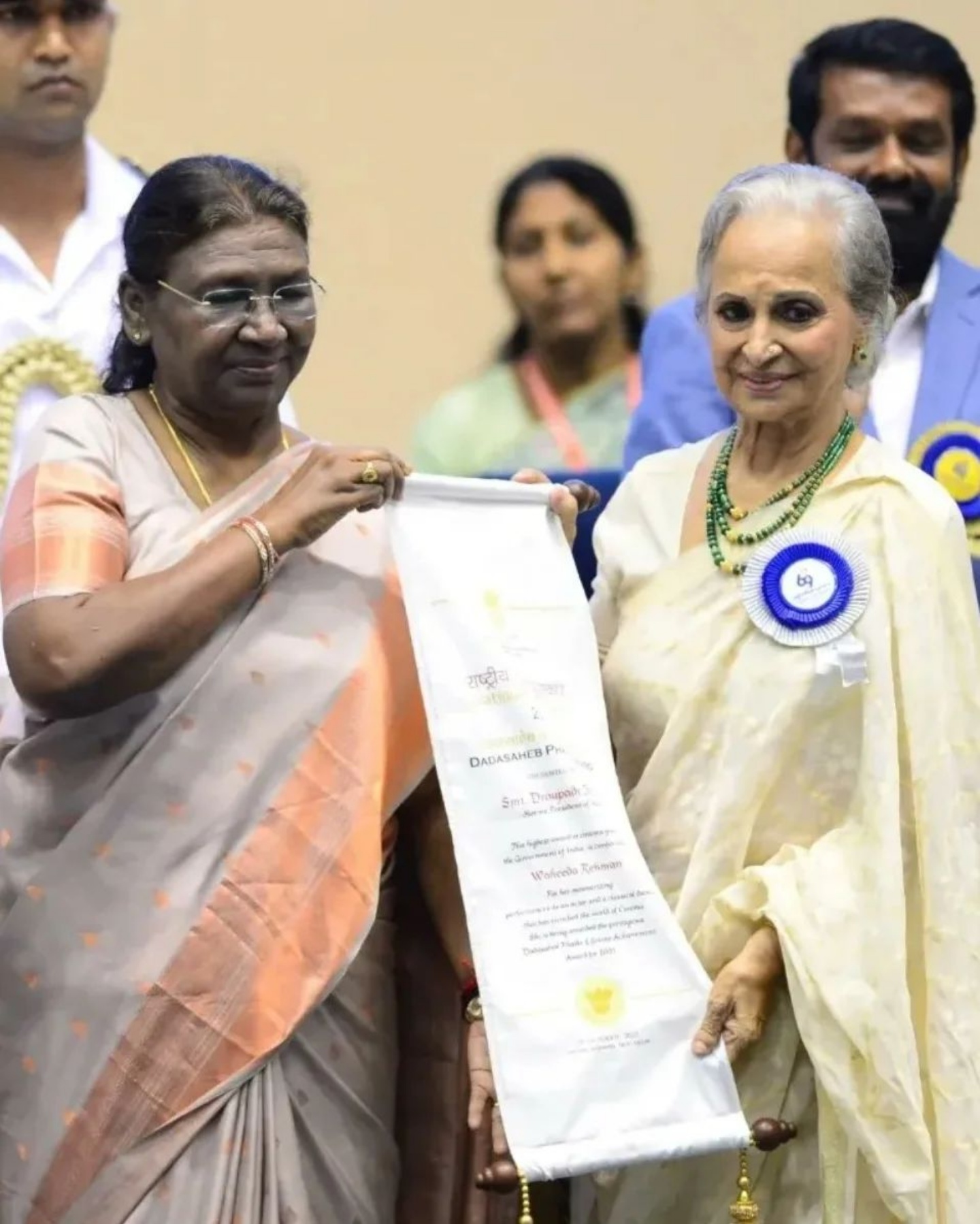 Waheeda Rehman wins Dadasaheb Phalke Lifetime Achievement Award