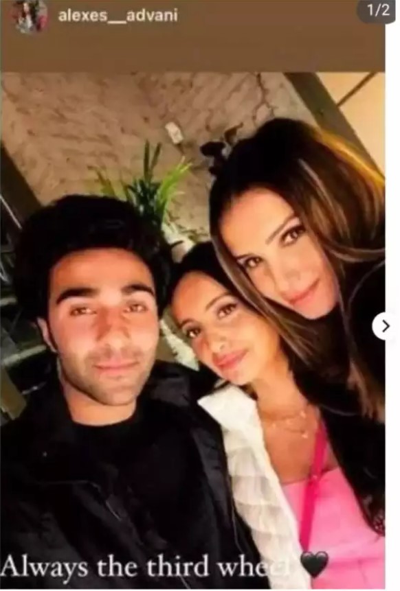 Alekha Advani pic with Aadar Jain and ex girlfriend Tara Sutaria