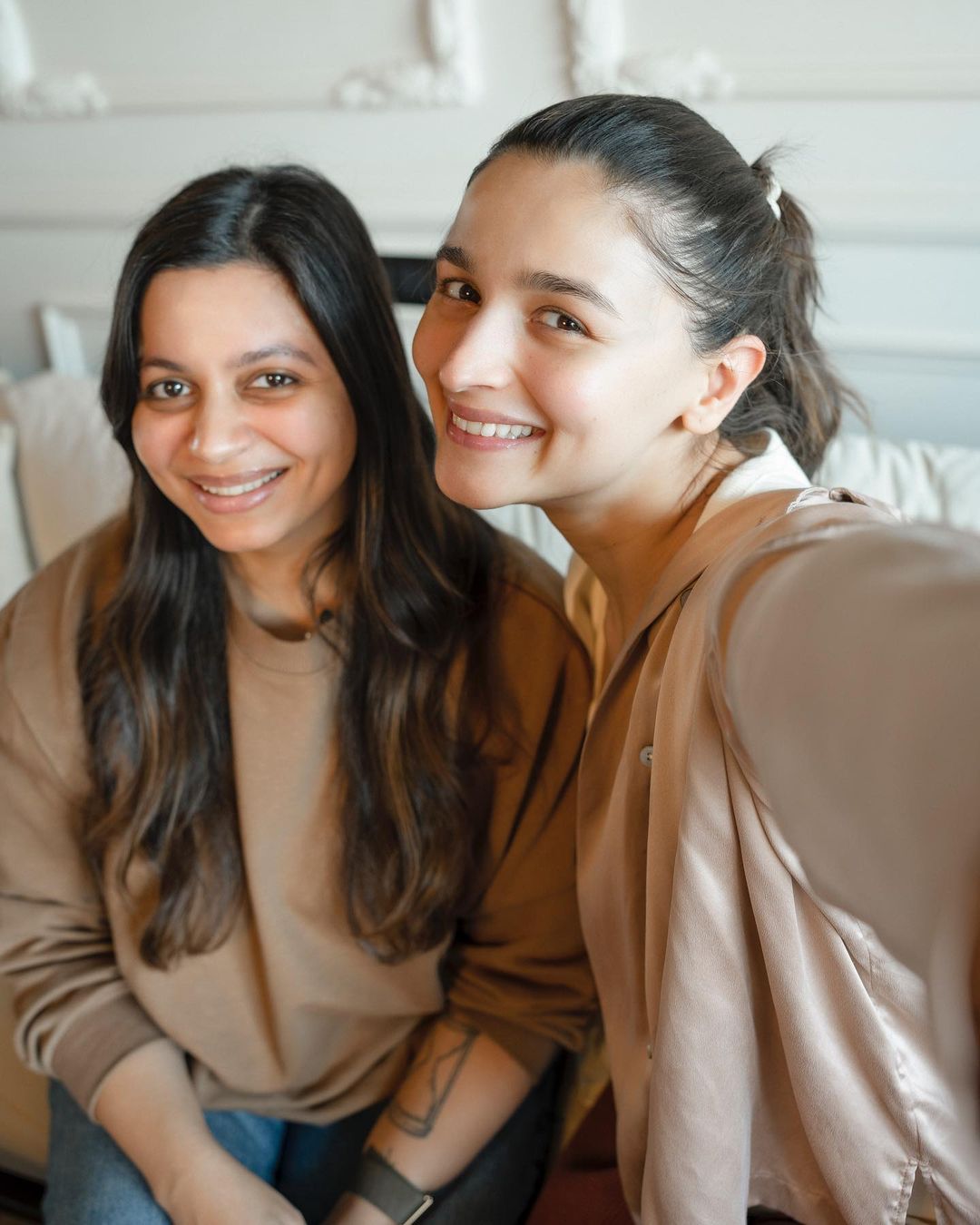 Alia Bhatt with Shaheen Bhatt