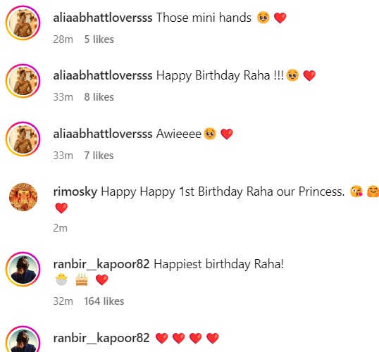 Fans react to Alia Bhatt's birthday post for daughter Raha