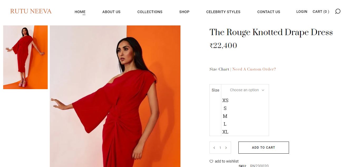 Kareena Kapoor red dress cost