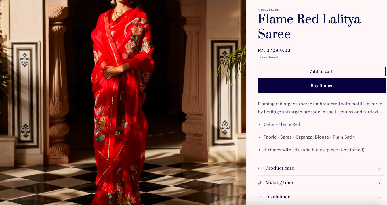 Kareena Kapoor saree price