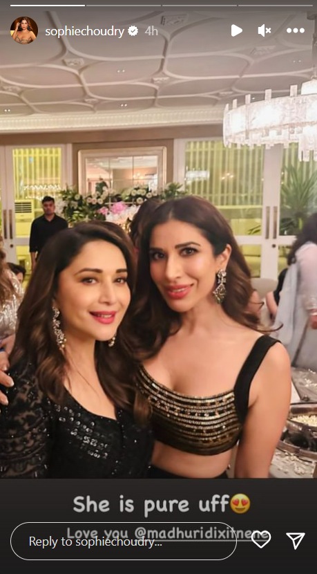 Madhuri Dixit and Sophie Choudry