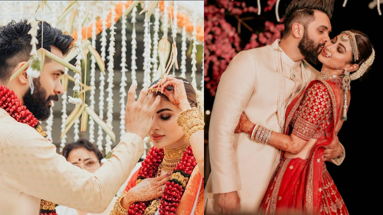 Mouni Roy and Suraj Nambiar wedding photos