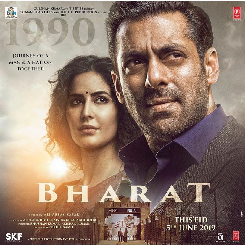 Salman Khan and Katrina Kaif in Bharat