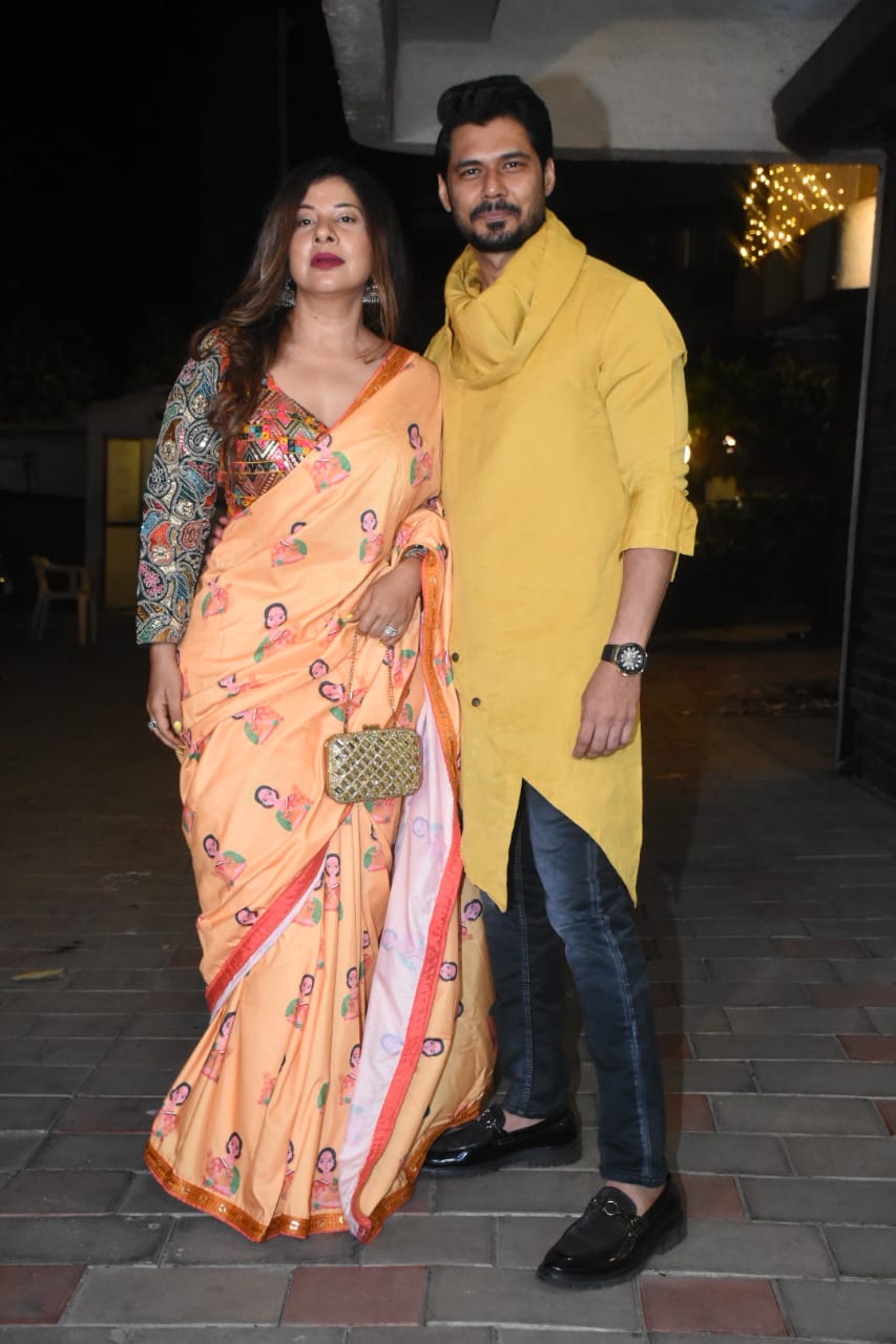 Sambhavna Seth with husband