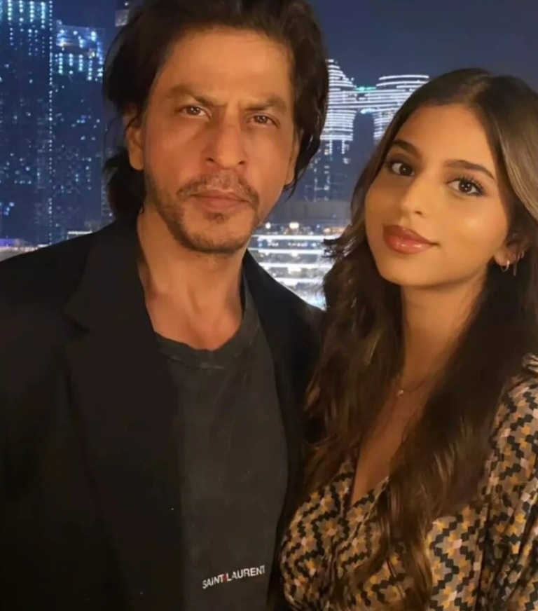 Shah Rukh Khan with daughter Suhana Khan