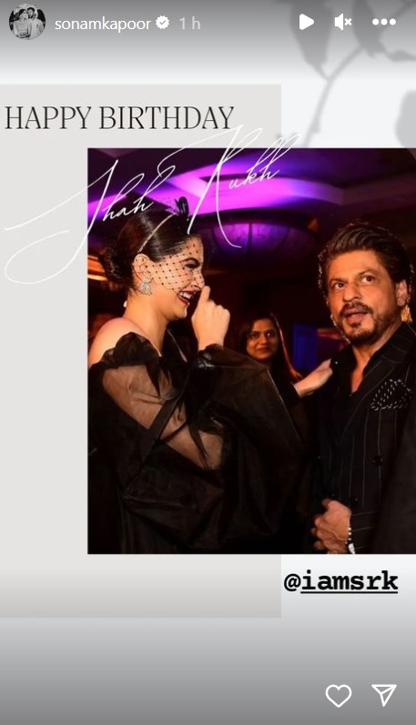 Sonam Kapoor wishes Shah Rukh Khan