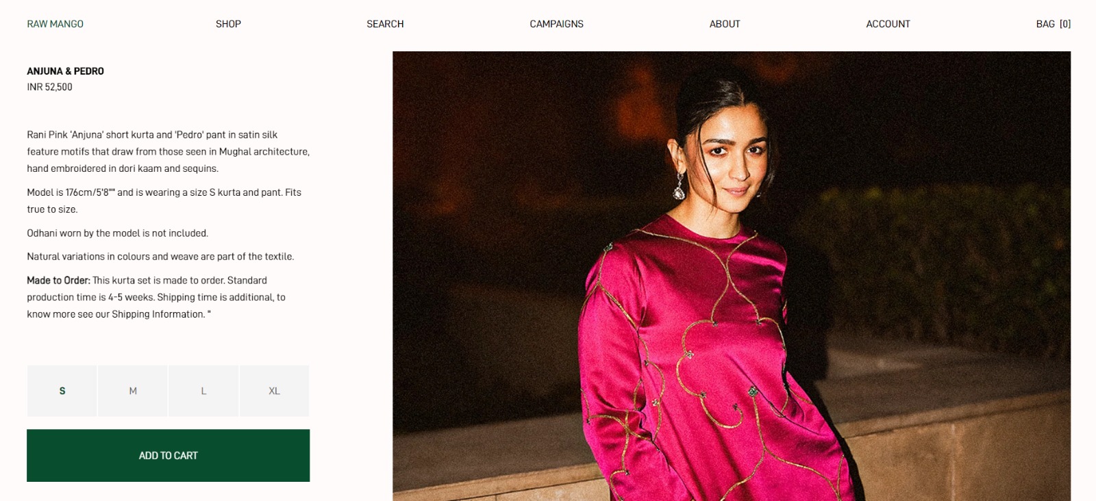The price of Alia Bhatt's pink ethnic dress