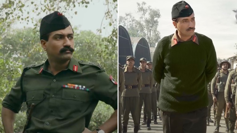 vicky kaushal, sam bahadur song, badhte chalo song