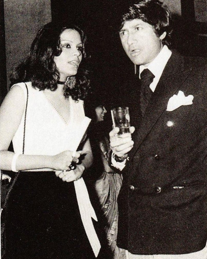 Zeenat Aman with Dev Anand