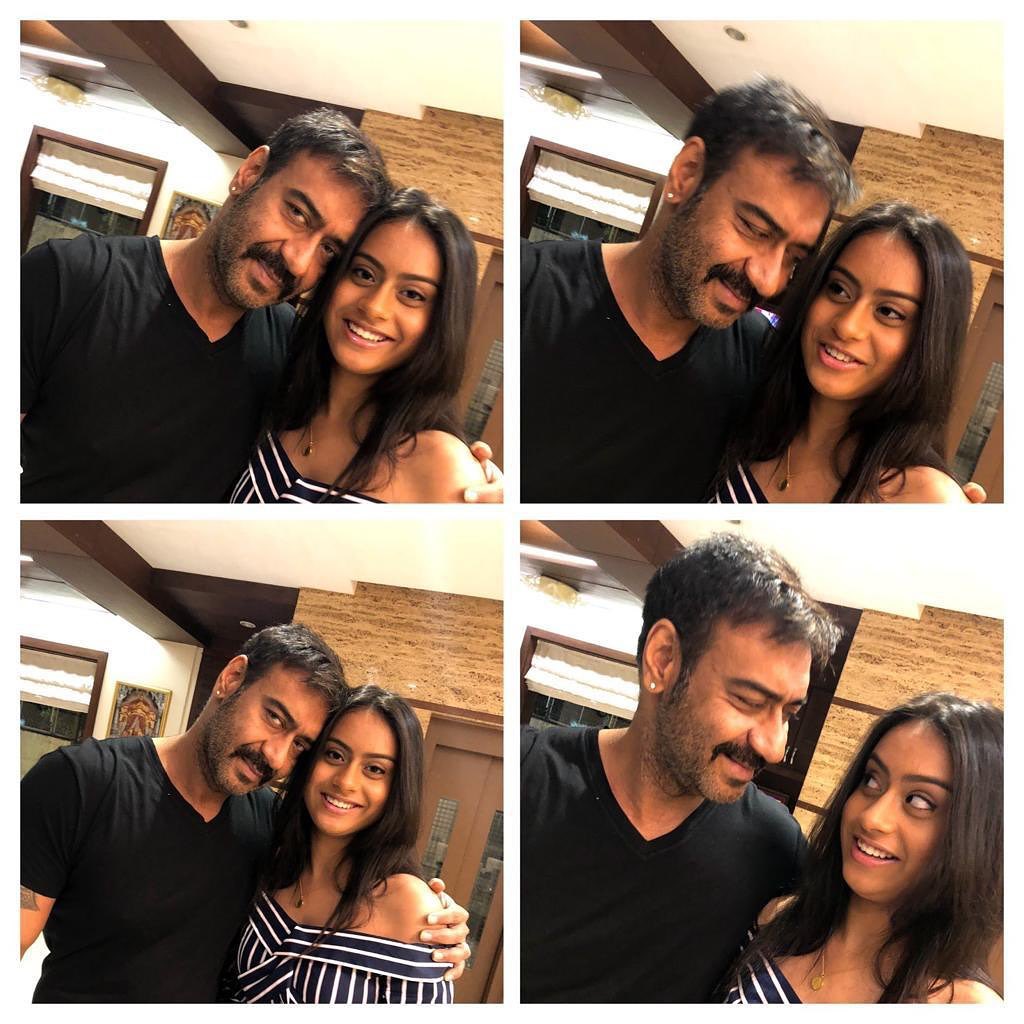 Ajay Devgn with daughter Nysa