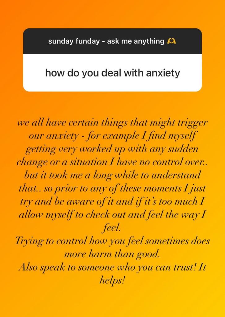 Alia Bhatt on dealing with anxiety