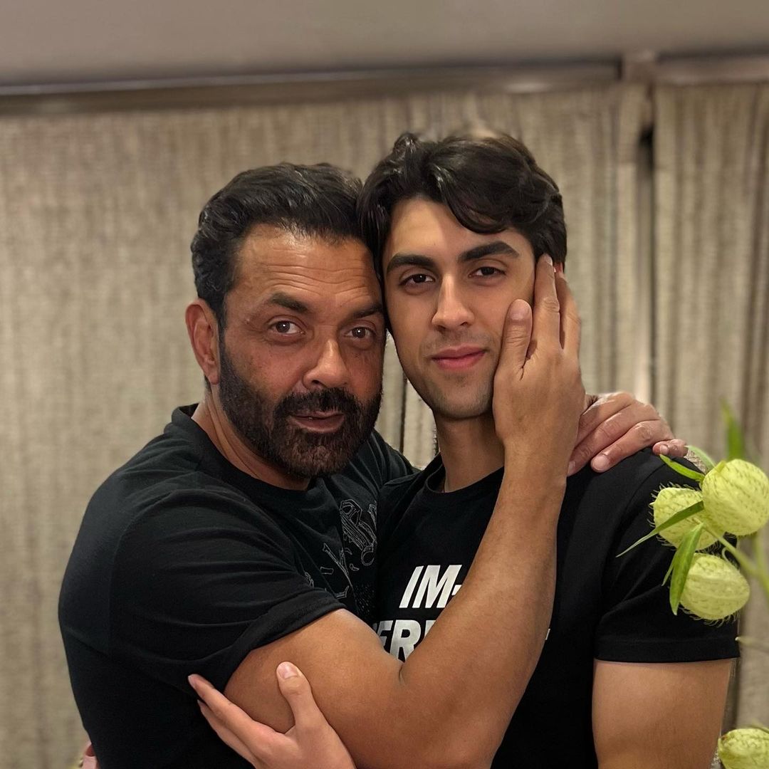 Bobby Deol with his son Aryaman