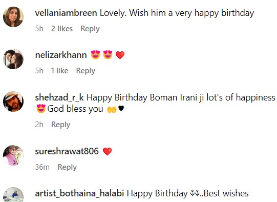 Fans wish Boman Irani on birthday