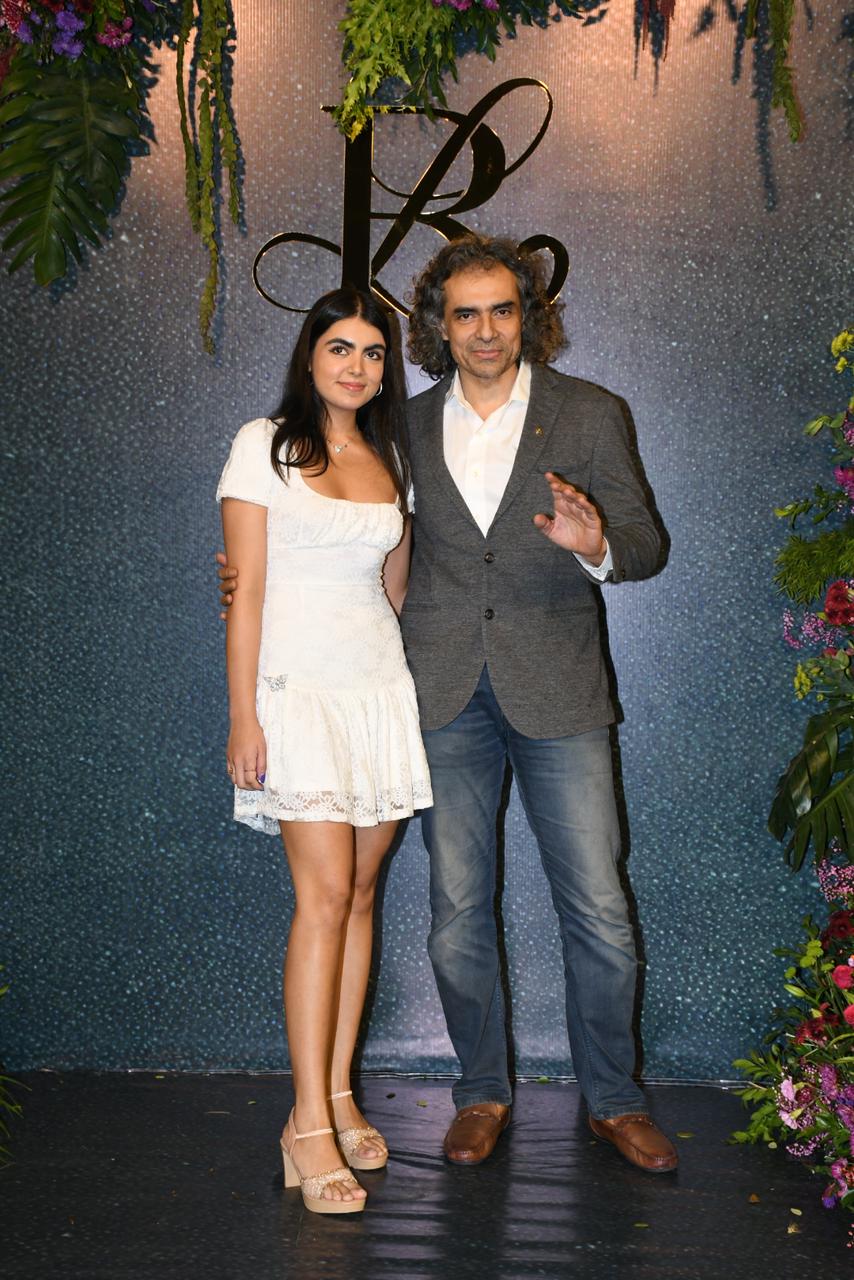 Imtiaz Ali with daughter Ida Ali