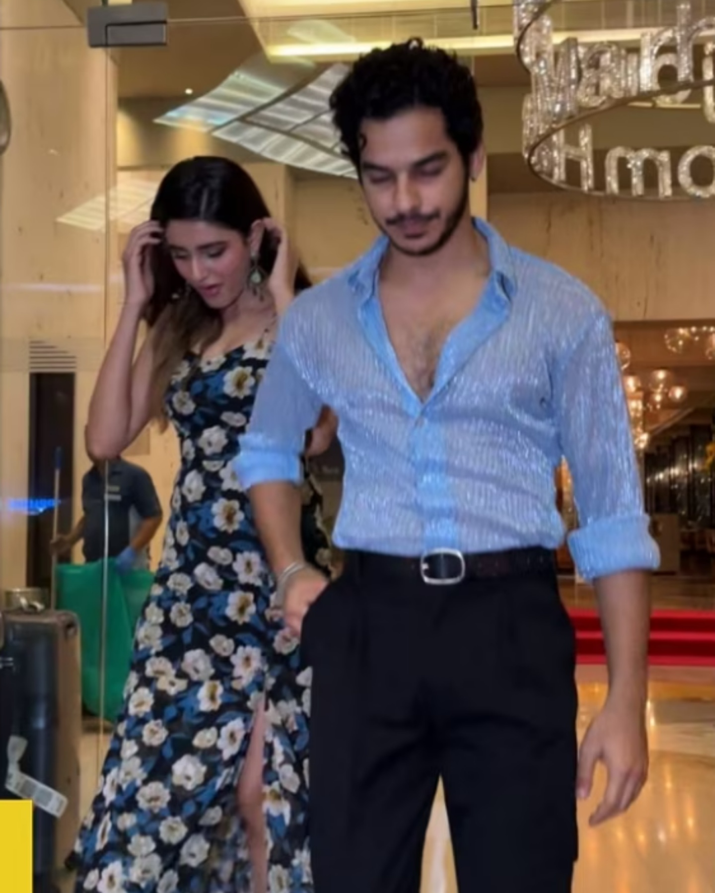 Ishaan Khatter spotted with girlfriend