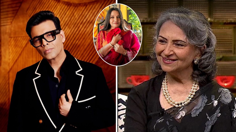 shabana azmi, shrmila tagore koffee with karan 8,