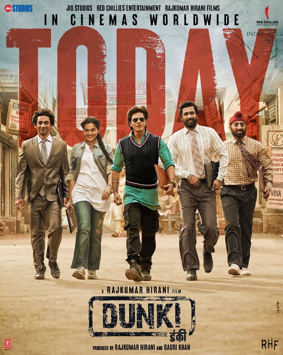 Shah Rukh Khan starrer Dunki released