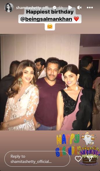 Shamita Shetty wishes Salman Khan