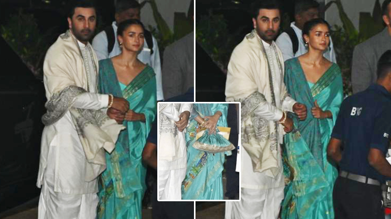 alia bhatt, alia bhatt saree, ram mandir ceremony