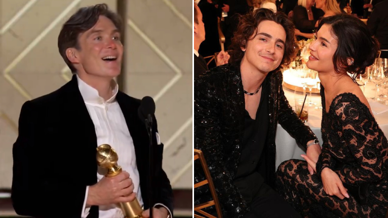 moments of golden globes 2024, kylie jenner, cillian murphy